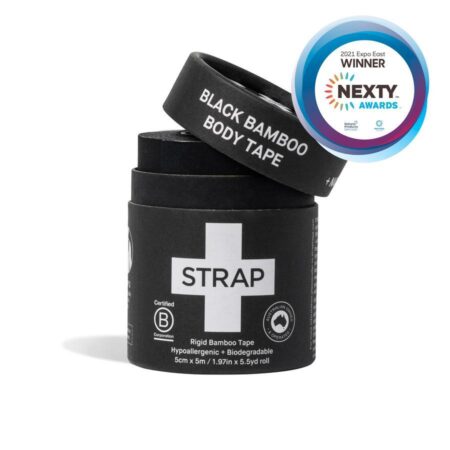 STRAP Black Bamboo Body Tape