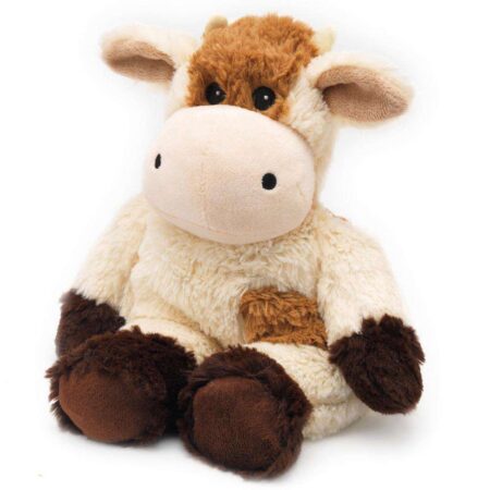 Warmies Brown and White Cow (13")