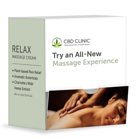 CBD Clinic Relax Massage Cream Packet (Sample)